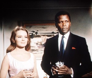 "Rat mal, wer zum Essen kommt". Im Bild: Joey (Katharine Houghton) und John (Sidney Poitier) wollen heiraten - doch beider Eltern laufen gegen diese Verbindung Sturm. SENDUNG: ORF2, SA, 06.05.2006, 11:10 UHR. - Veroeffentlichung fuer Pressezwecke honorarfrei ausschliesslich im Zusammenhang mit oben genannter Sendung des ORF bei Urhebernennung. Foto:ORF/-. Andere Verwendung honorarpflichtig und nur nach schriftlicher Genehmigung der Abteilung ORF/GOEK-Photographie. Copyright:ORF-PHOTOGRAPHIE, Wuerzburggasse 30, A-1136 Wien, Tel. +43-(0)1-87878-14383.